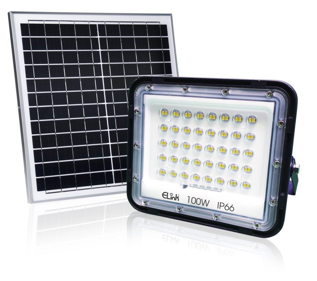 Đèn Pha LED Năng Lượng Mặt Trời 