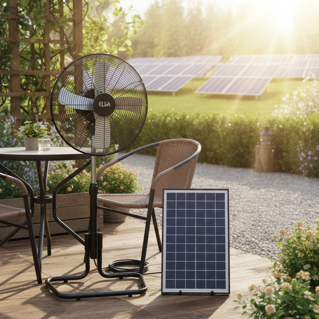 Quạt Chân Quỳ Solar Elink