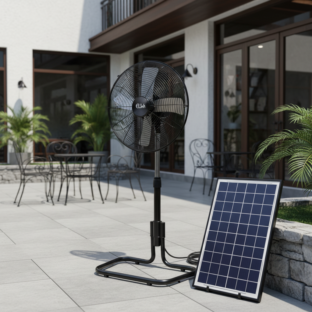 Quạt Chân Quỳ Solar