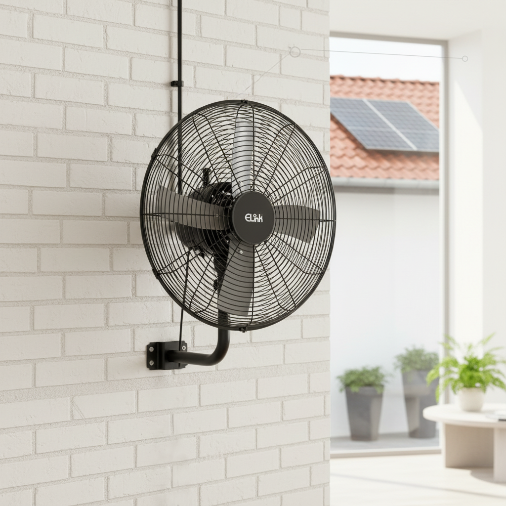 mua Quạt Treo Tường Solar uy tín tại Elink
