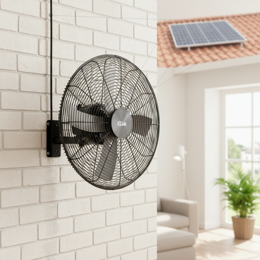 mua Quạt Treo Tường Solar