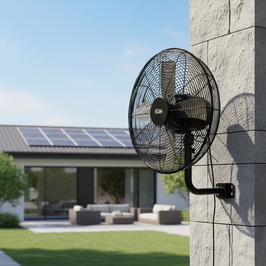 Quạt Treo Tường Solar